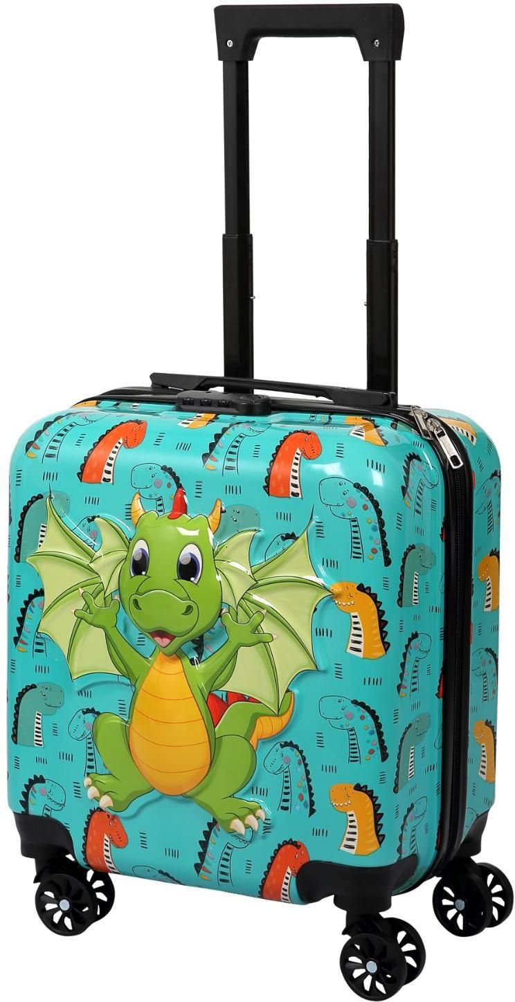 polo class Small Cabin & Check-in Set (29 inch) 8 Wheels - Trendy Cute Kids Trolley Bag - Green-picture-46