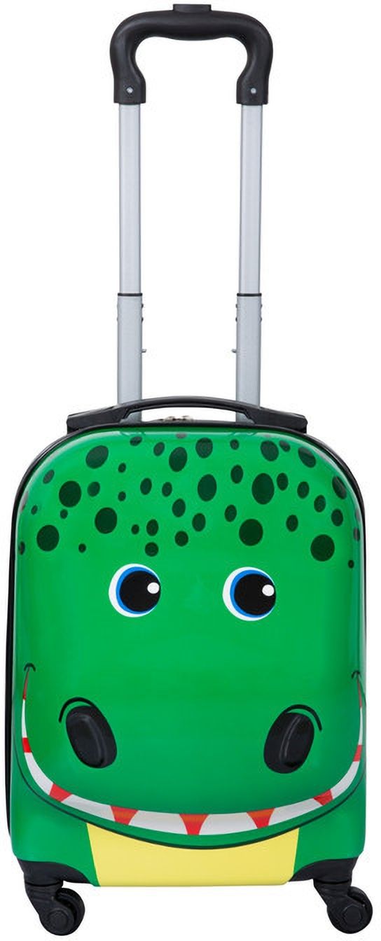 polo class Small Cabin Suitcase (29 inch) 4 Wheels - Zoo Crocodile Hard-Sided Polycarbonate Kids Trolley Bag -18 Inches - Green-picture-35
