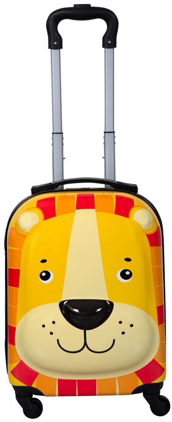 polo class Small Cabin Suitcase (29 inch) 4 Wheels - Zoo Lion Hard-Sided Polycarbonate Kids Trolley Bag -18 Inches - Yellow-picture-26