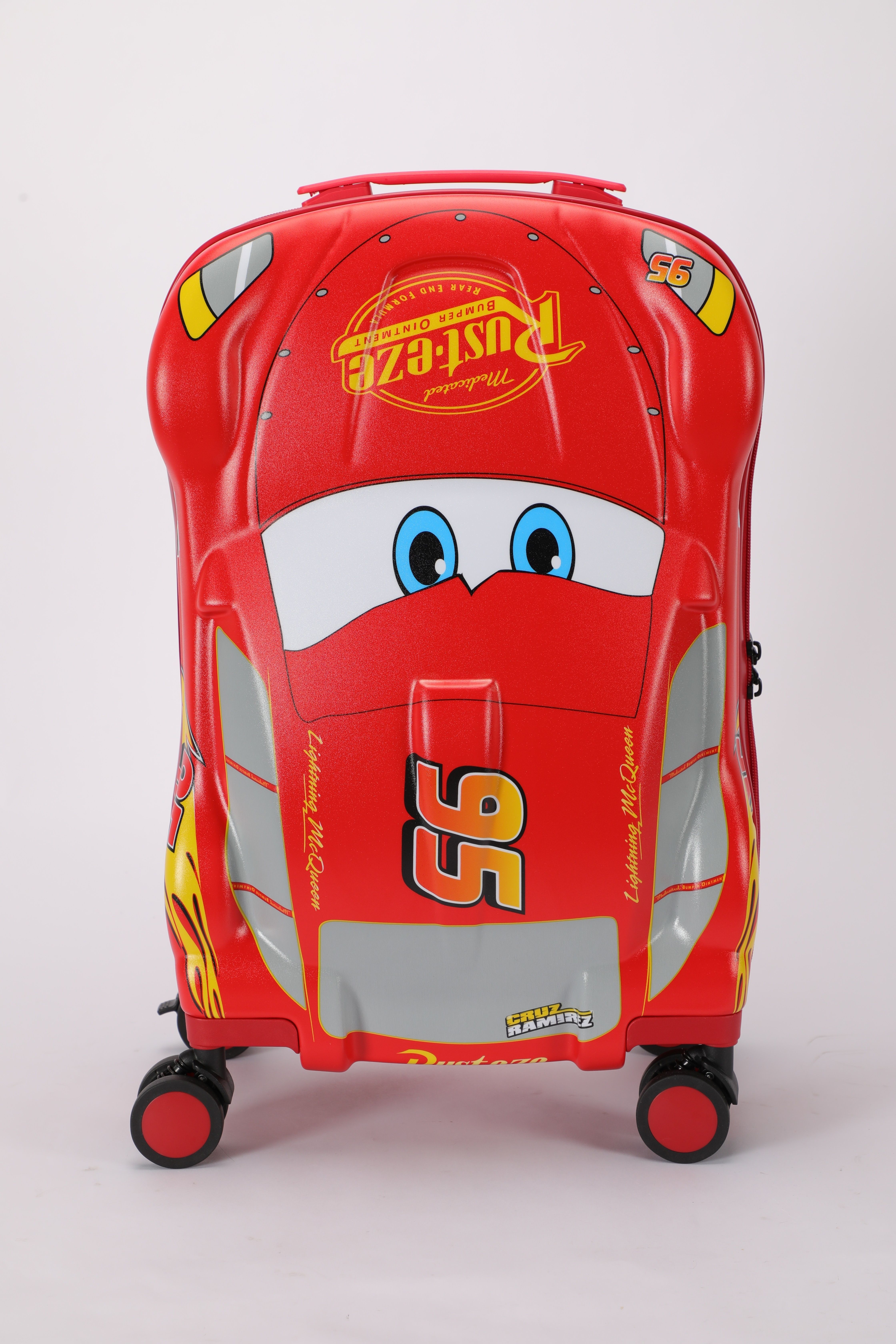 Small Cabin Suitcase (32 cm) 4 Wheels - TurboRide Kids Cabin Trolley Suitcase - Red-image-4