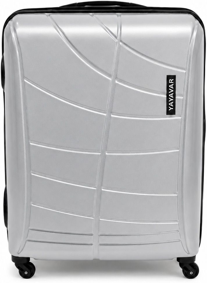 yayavar Medium Check-in Suitcase (67 cm) 4 Wheels - Sydney Scratchproof 360Degree Rotating Latest Design Trolley Bag - Silver-picture-33