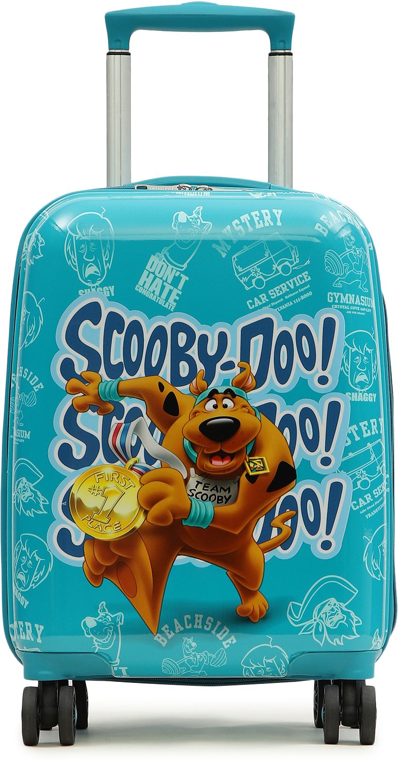 Small Cabin Suitcase (50 cm) 8 Wheels - OFFICIAL MERCHANDISE KIDS TROLLEY (5 Years International Warranty) - Teal