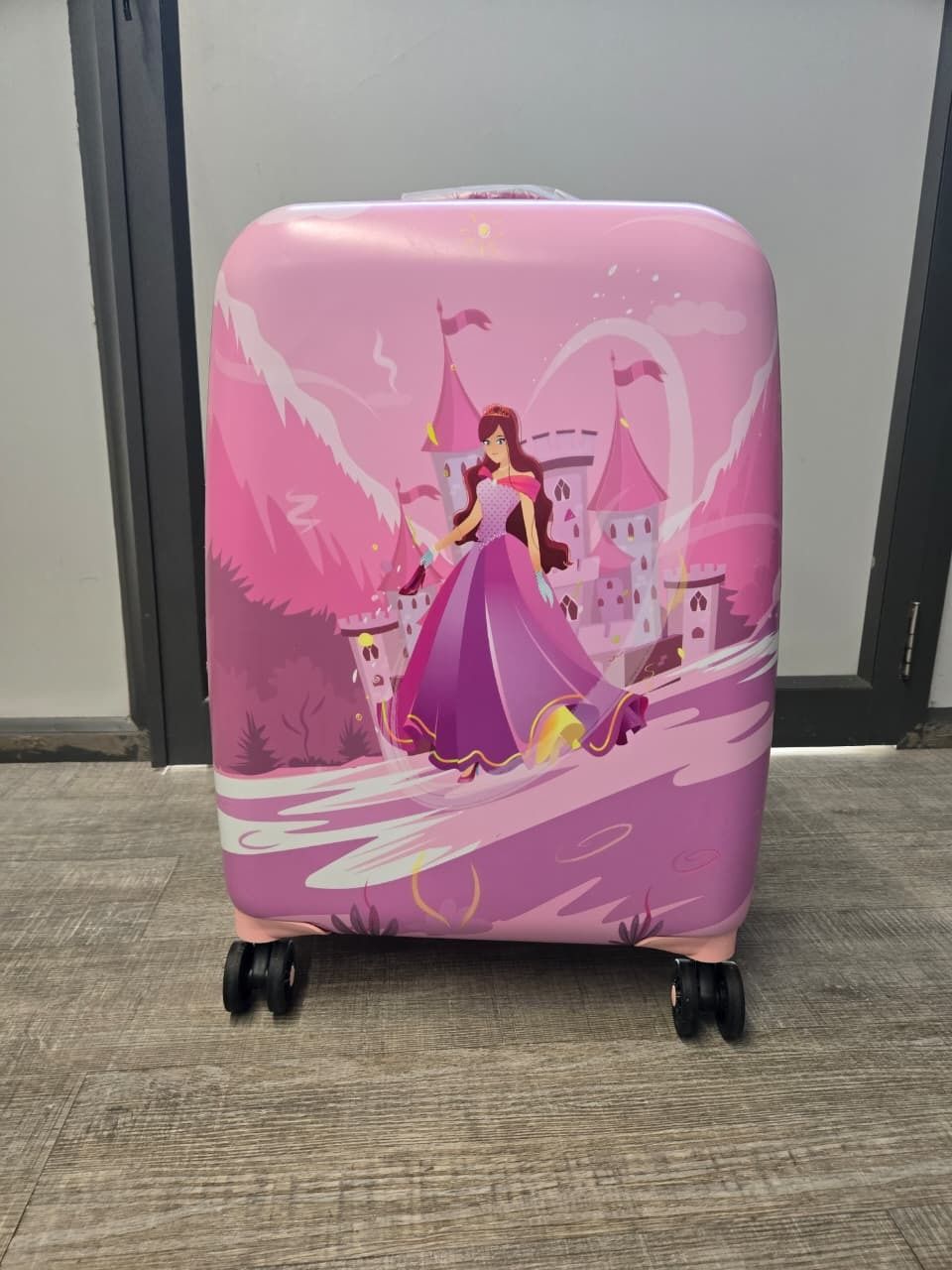 Small Cabin Suitcase (50 cm) 8 Wheels - PRINCESS OFFICIAL MERCHANDISE KIDS TROLLEY (5 Years International Warranty) - Pink, Purple-image-11