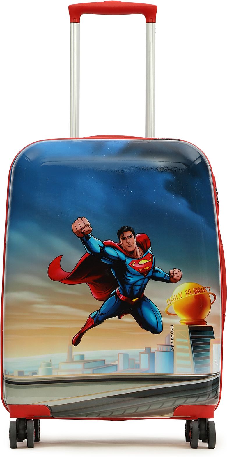 yayavar Medium Check-in Suitcase (60 cm) 8 Wheels - SUPERMAN OFFICIAL MERCHANDISE KIDS TROLLEY (5 Years International Warranty) - Red-picture-28