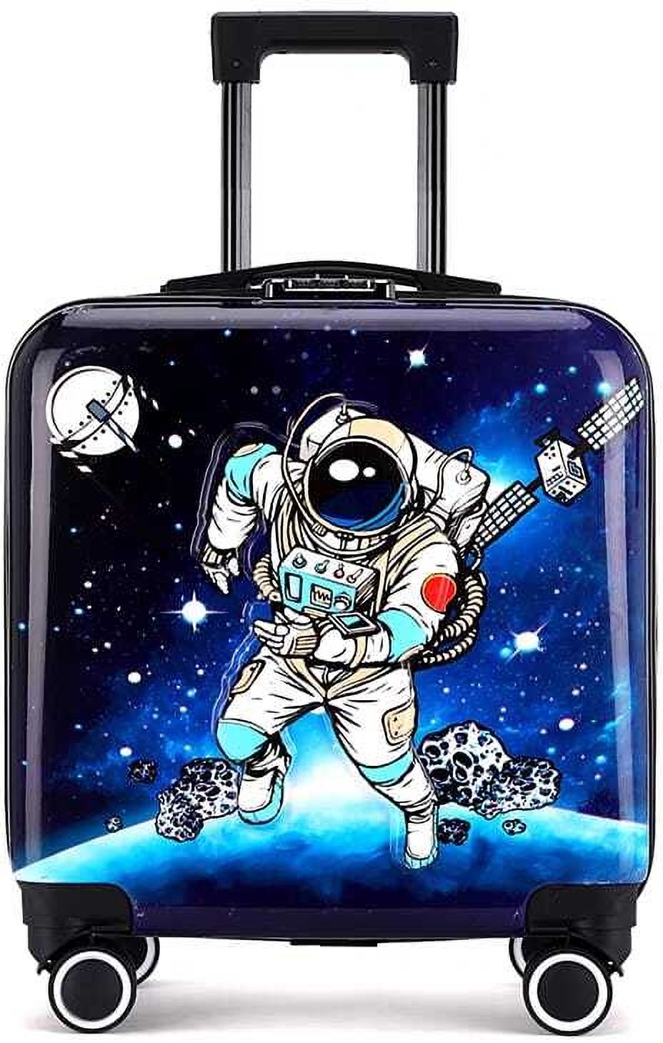 navrangi Small Check-in Suitcase (18 inch) 4 Wheels - Rolling Luggage, 18-inch Hardshell Suitcase with Wheels - Blue-picture-7