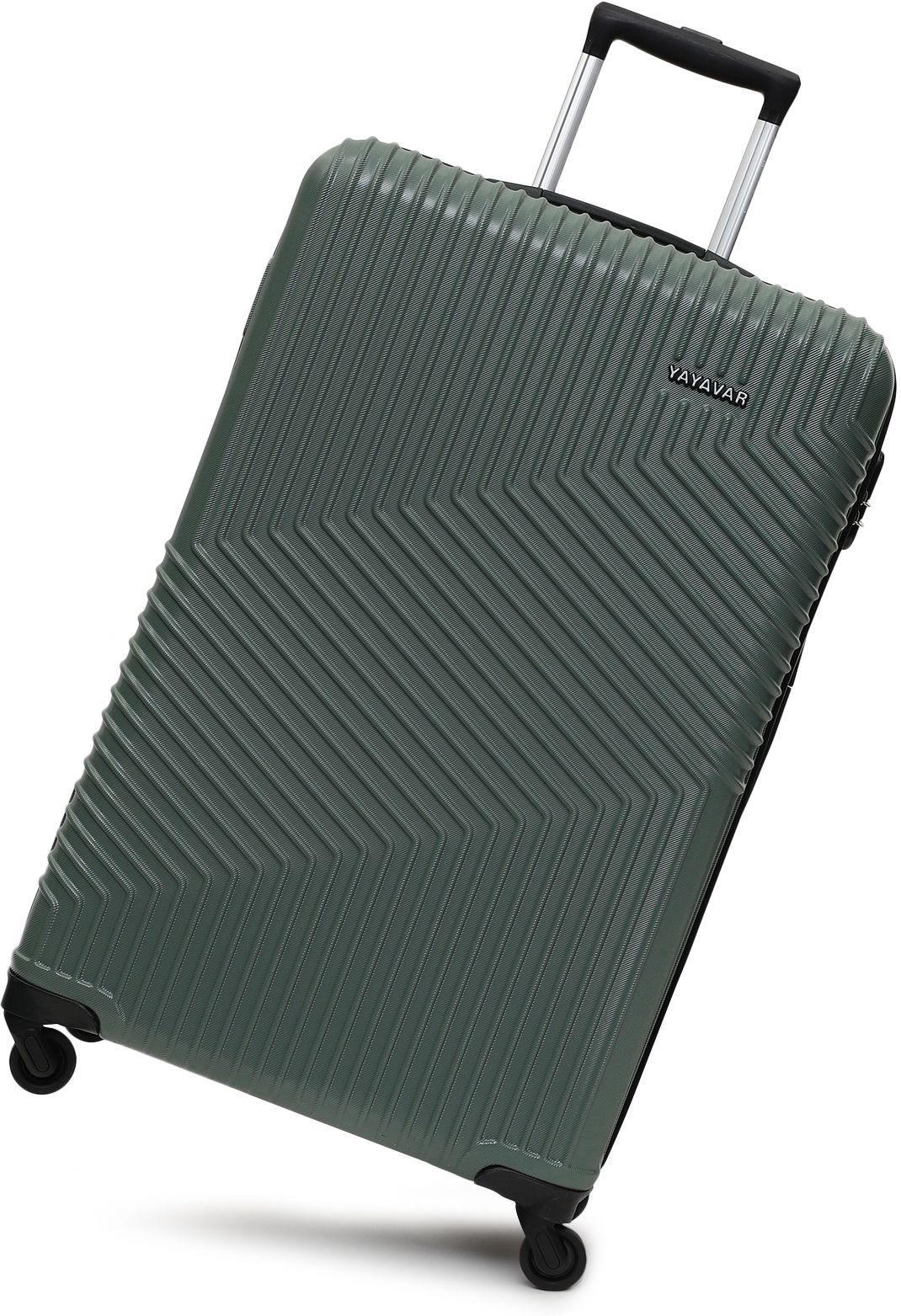 yayavar Large Check-in Suitcase (76 cm) 4 Wheels - Cairo - Green-picture-8