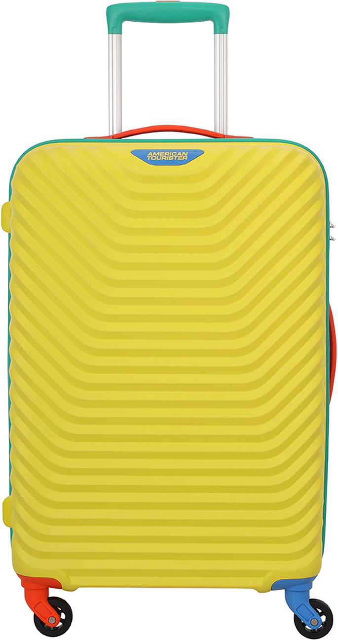 Medium Check-in Suitcase (68.5 cm) 4 Wheels - Splash SP Polypropylene Medium Check-In Spinner Kids Trolley Bag - Yellow-image-3