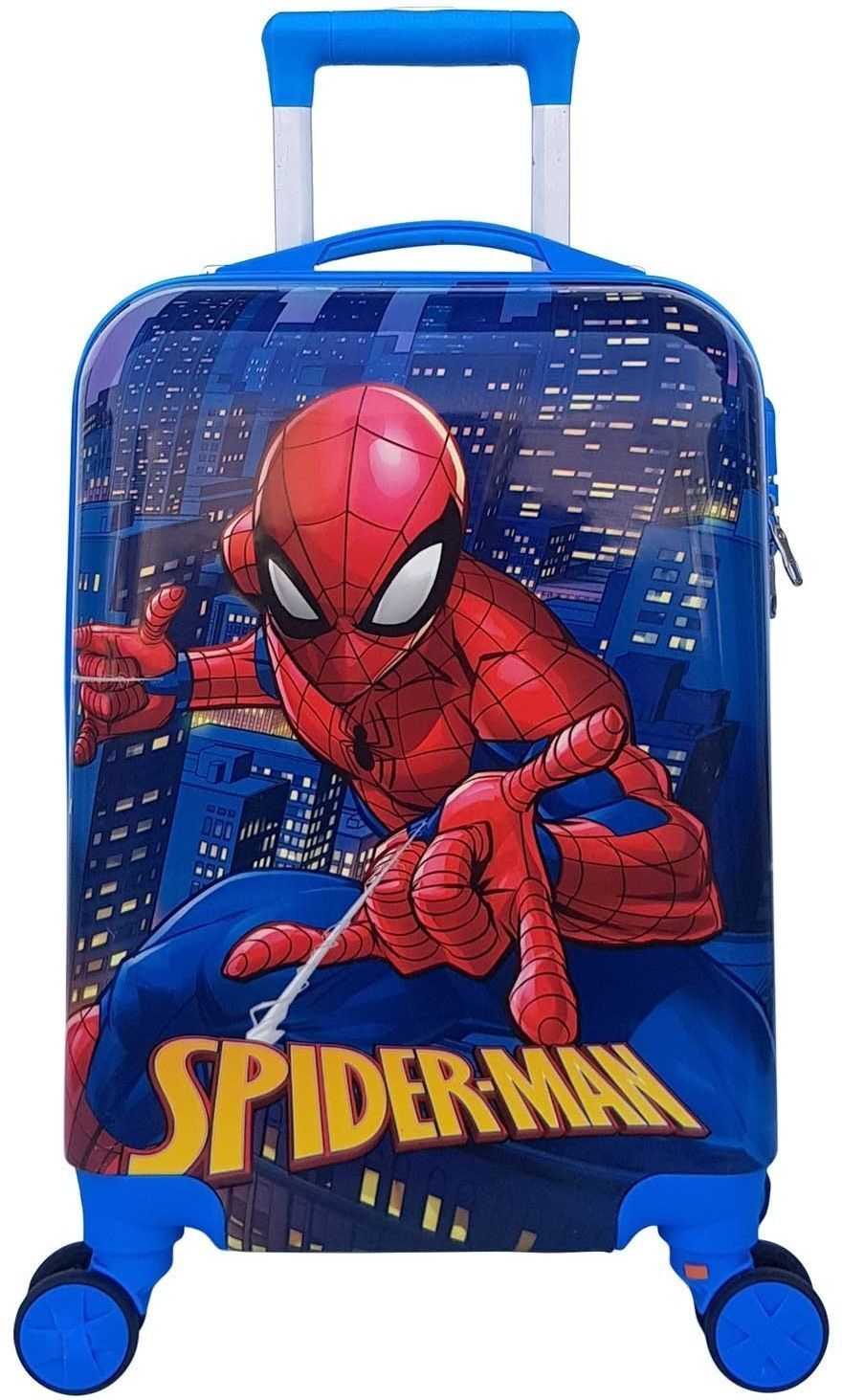 miss & chief Small Cabin Suitcase (20 inch) 8 Wheels - ABS Hard Shell Cartoon Print Kids Travel Trolley Bag With 360° spinner wheels - Purple-picture-38