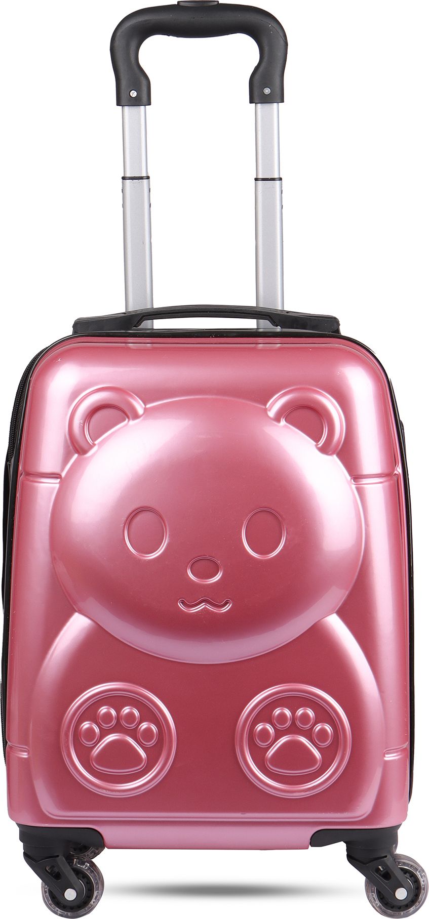 Small Check-in Suitcase (18 inch) 4 Wheels - Kids Trolley | Light Weight Waterproof Casual Hard Fabric Material Kids Trolley - Gold-image-32