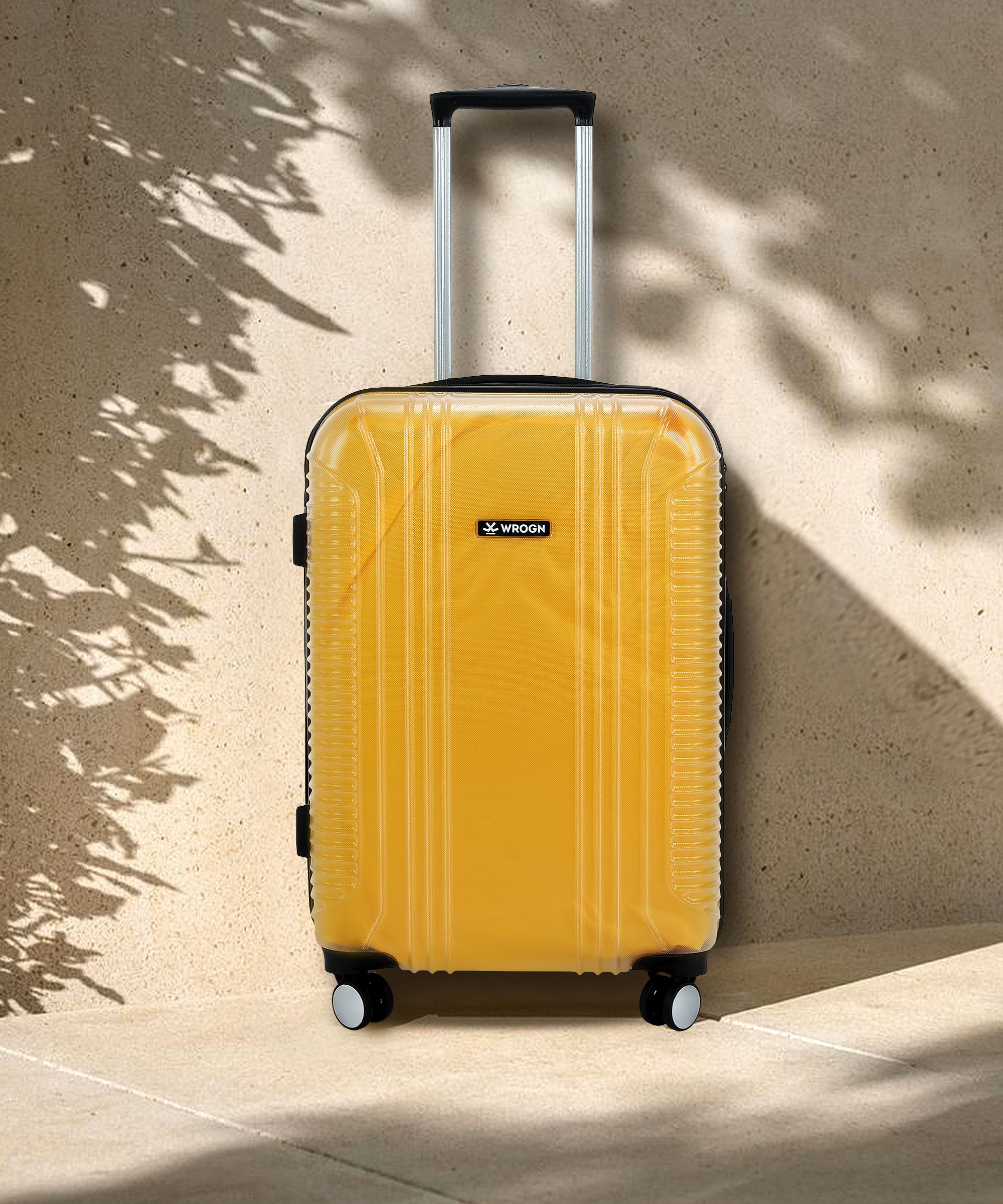 Medium Check-in Suitcase (66 cm) 8 Wheels - Clearcase - Yellow-image-41