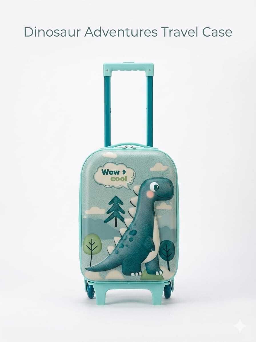 Small Cabin Suitcase (48 cm) 2 Wheels - Dreamy Skies Rolling Luggage - Blue-image-5
