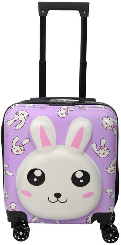polo class Small Cabin Suitcase (32 cm) 4 Wheels - Junior Kids Trolley Bag-Pink - Purple-picture-16