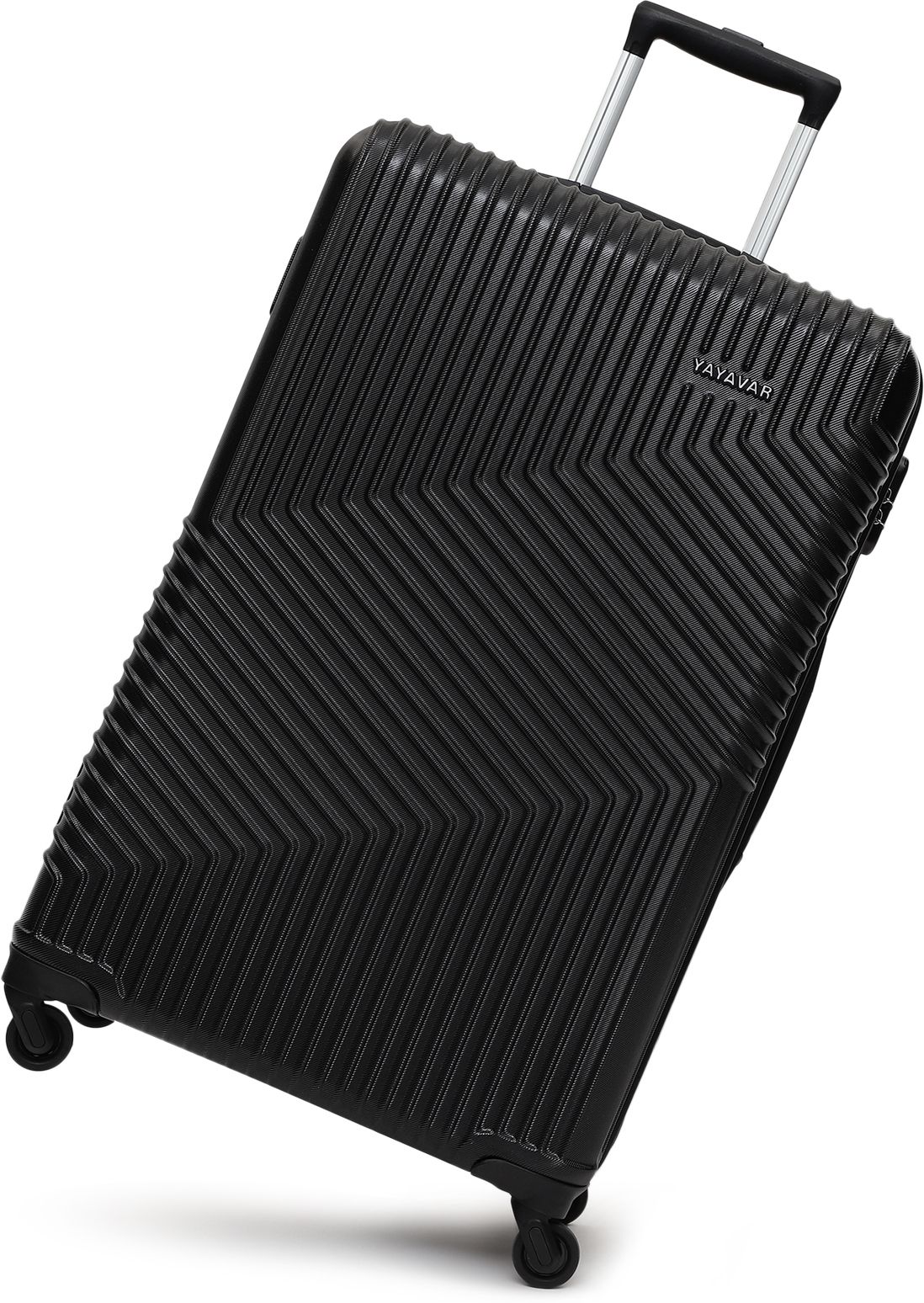 yayavar Large Check-in Suitcase (76 cm) 4 Wheels - Cairo - Black-picture-9