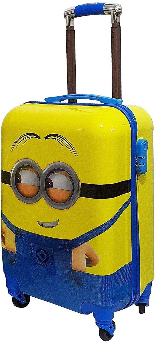 Medium Cabin Suitcase (60 cm) 4 Wheels - Minion 21inch Luggage/Travel Suitcase for Kids, Trolley Bag - Multicolor-image-27