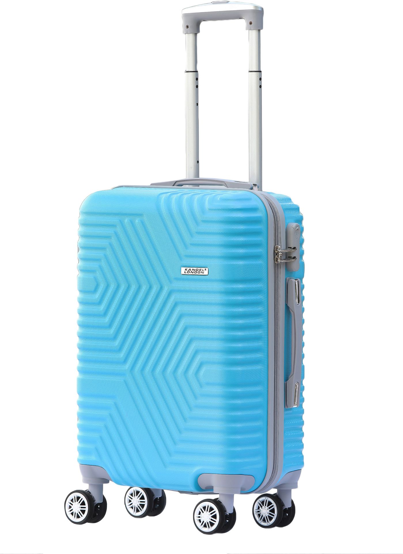 zexon Small Check-in Suitcase (55 cm) 4 Wheels - Medium Check-in Suitcase (57 cm) 8 Wheels - SKY2025 - Blue-picture-25
