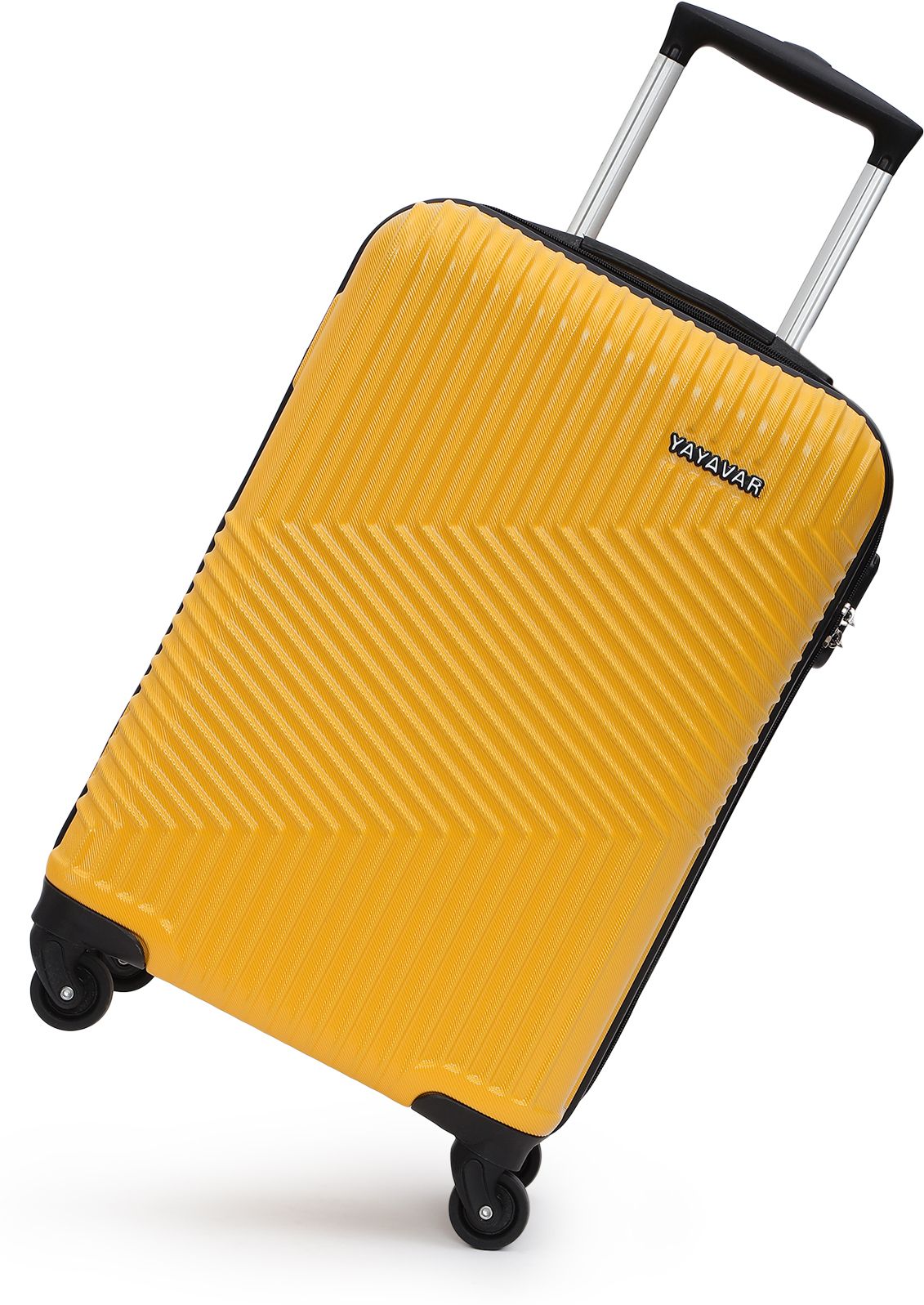 Small Cabin Suitcase (55 cm) 4 Wheels - Cairo - Yellow