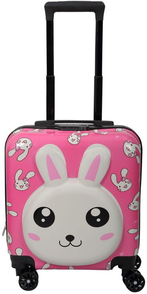 polo class Small Cabin Suitcase (32 cm) 4 Wheels - Junior Kids Trolley Bag-Pink - Pink-picture-18