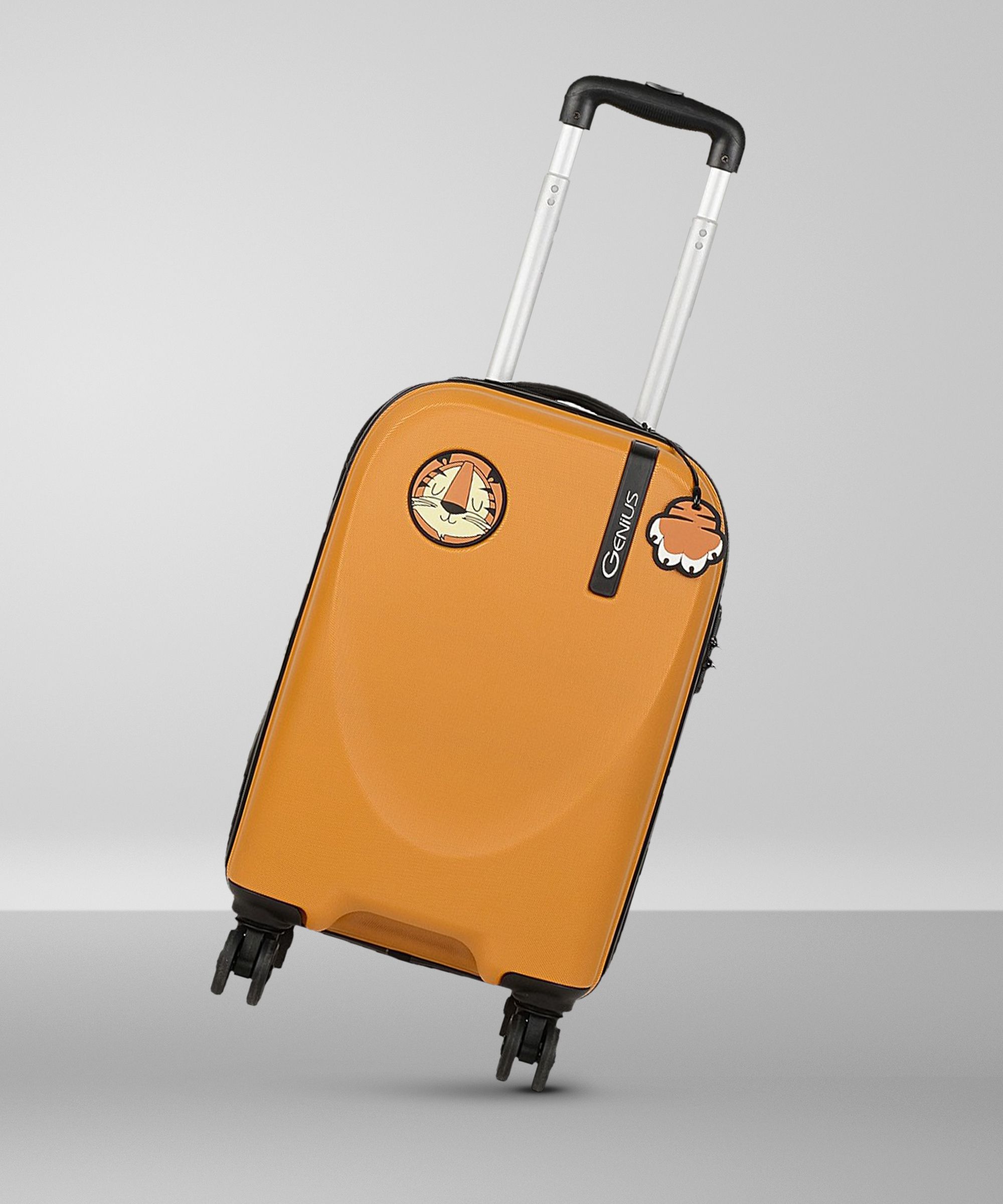Small Cabin Suitcase (56 cm) 4 Wheels - ZOOLU TIGER 55 - Orange-image-31