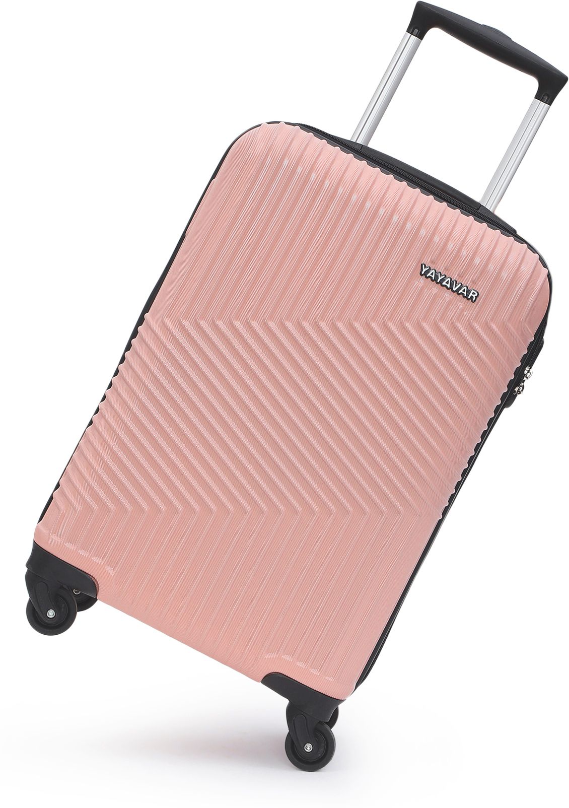Small Cabin Suitcase (55 cm) 4 Wheels - Cairo - Pink