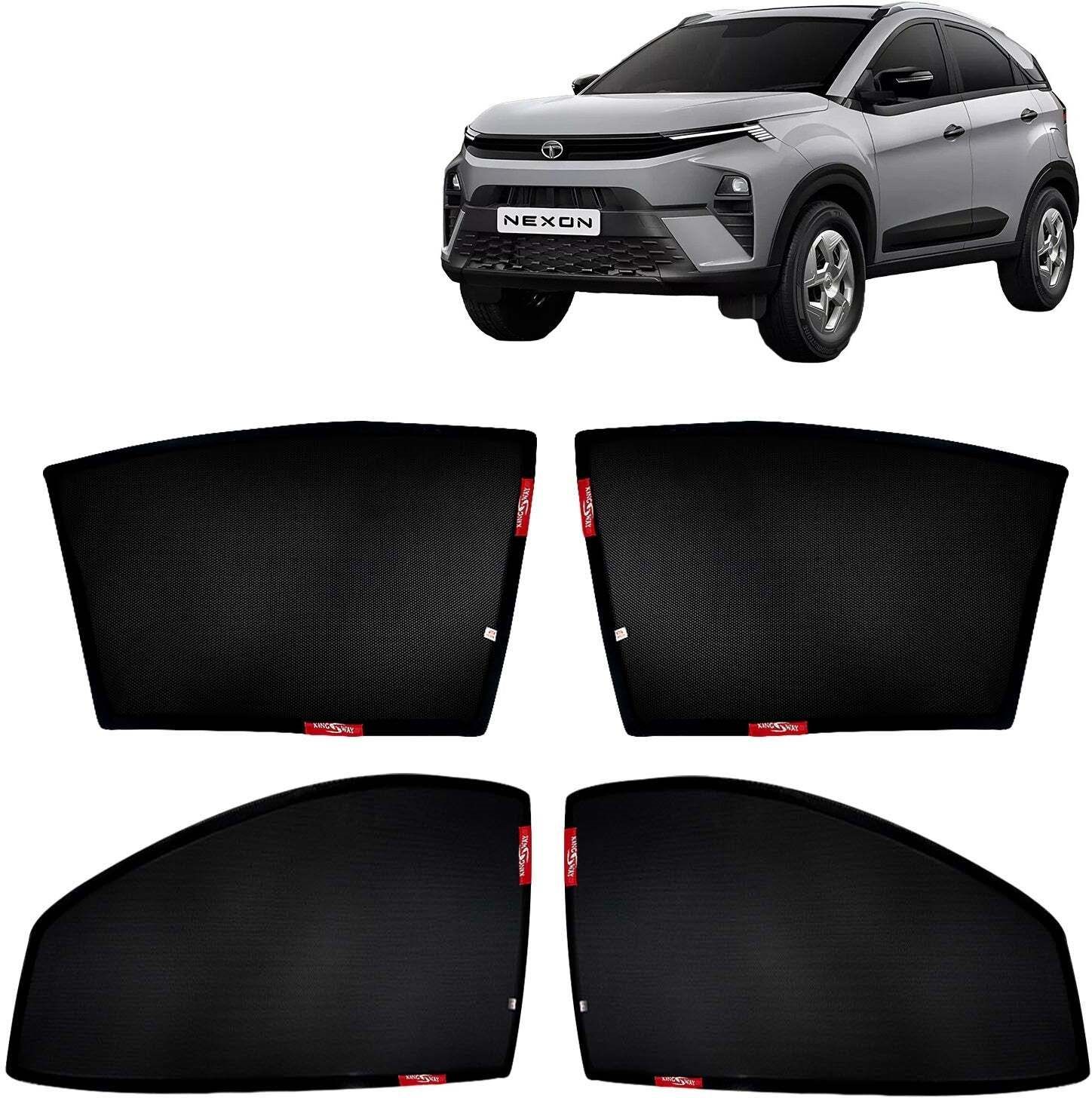 Side Window, Rear Window Sun Shade For Tata Nexon