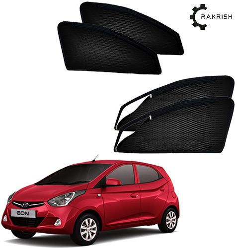 rakrish Rear Window, Side Window Sun Shade For Hyundai Eon-picture-13