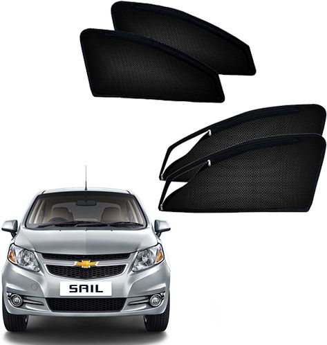 rakrish Rear Window, Side Window Sun Shade For Chevrolet Sail-picture-28