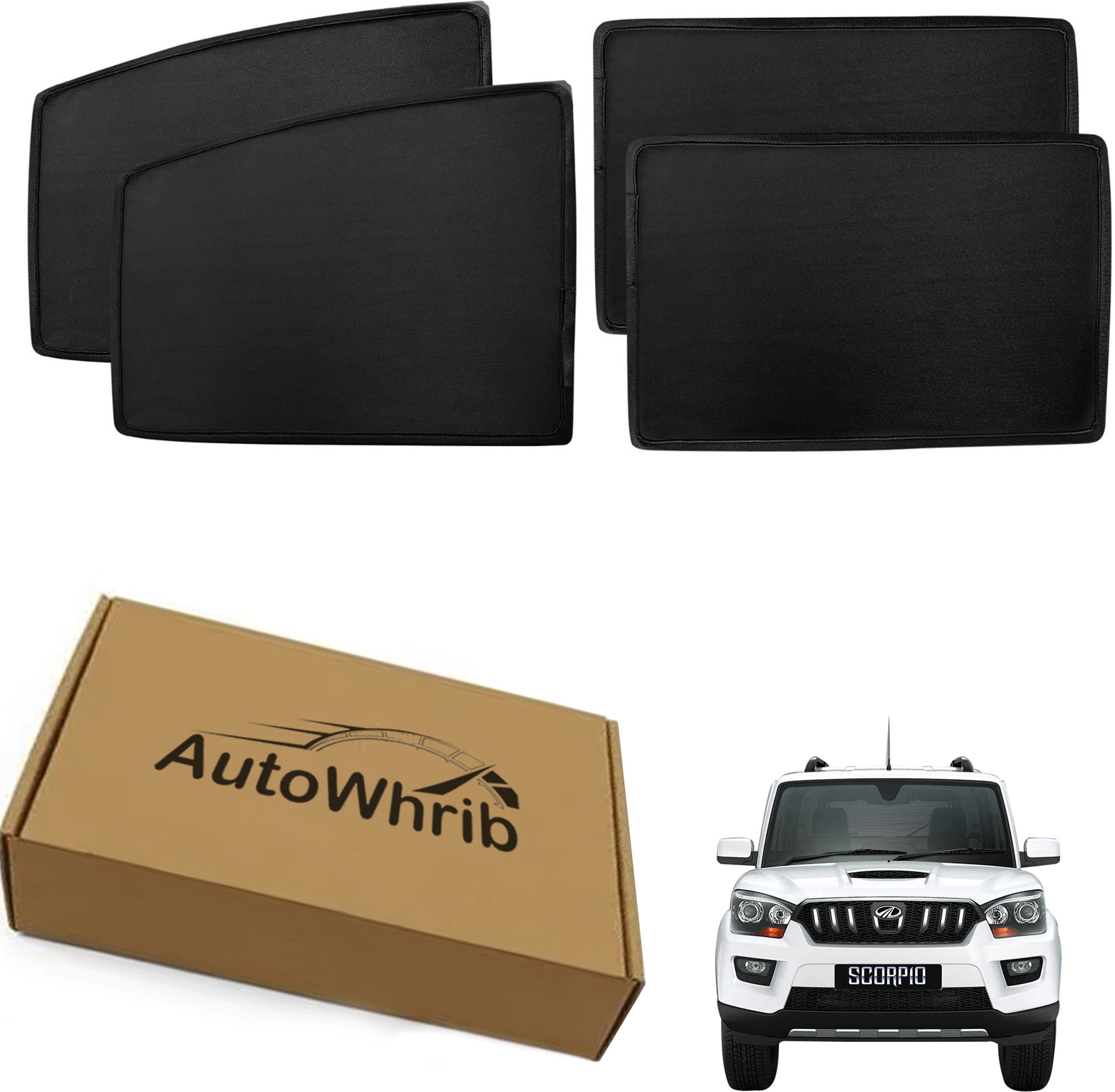 autowhrib Side Window Sun Shade For Mahindra New Scorpio-picture-23