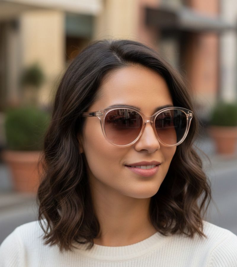 UV Protection Cat-eye Sunglasses (Free Size)