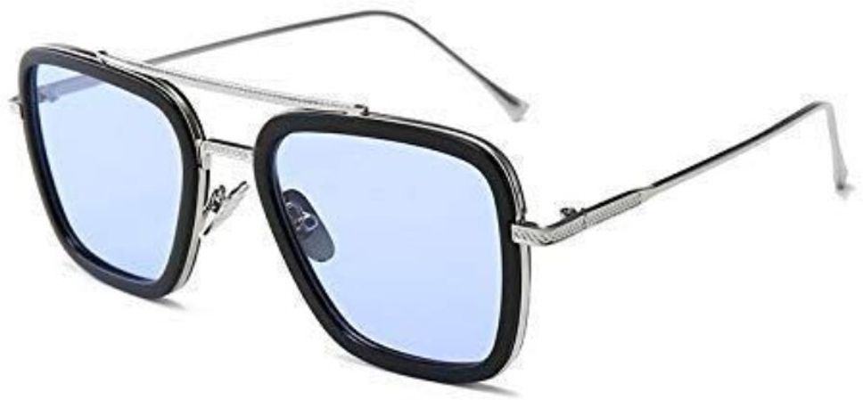 Polarized, UV Protection, Riding Glasses Retro Square Sunglasses (57)-image-20