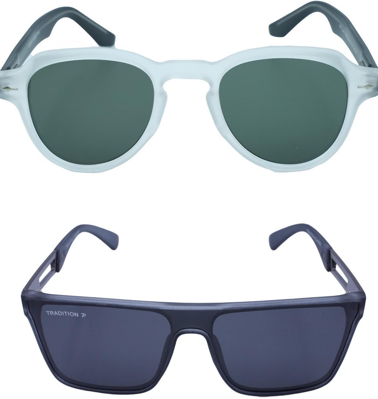 zyra eyewear UV Protection Retro Square Sunglasses (Free Size)-picture-25