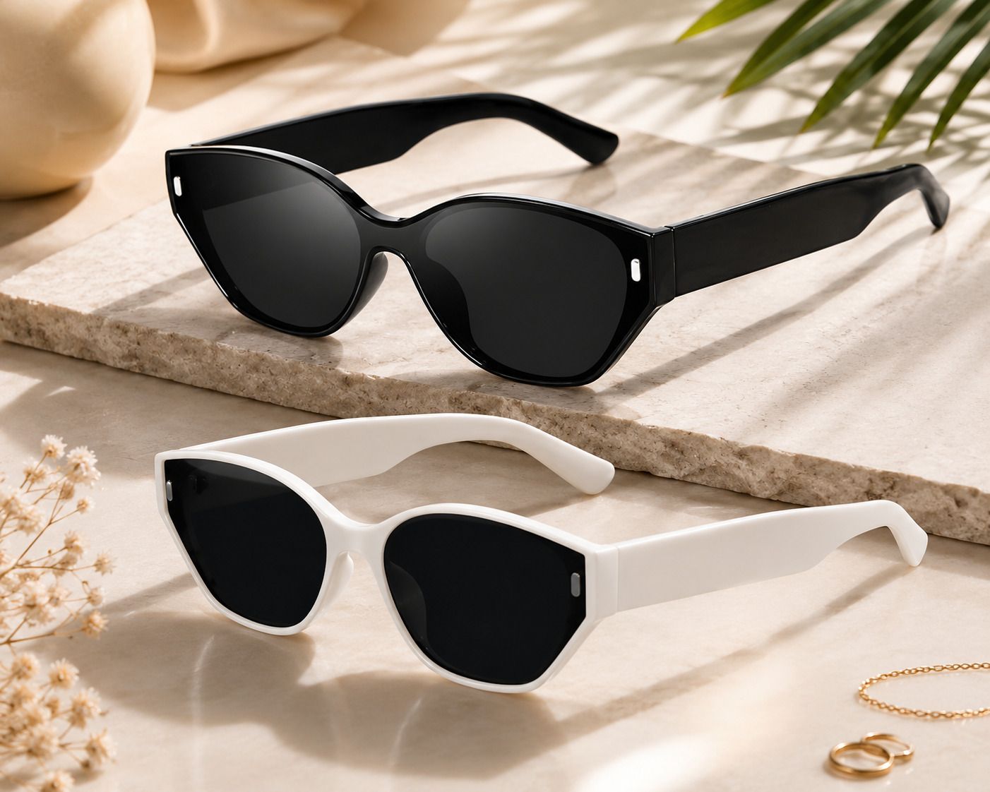 hothanger UV Protection Cat-eye, Rectangular, Over-sized Sunglasses (Free Size)-picture-28