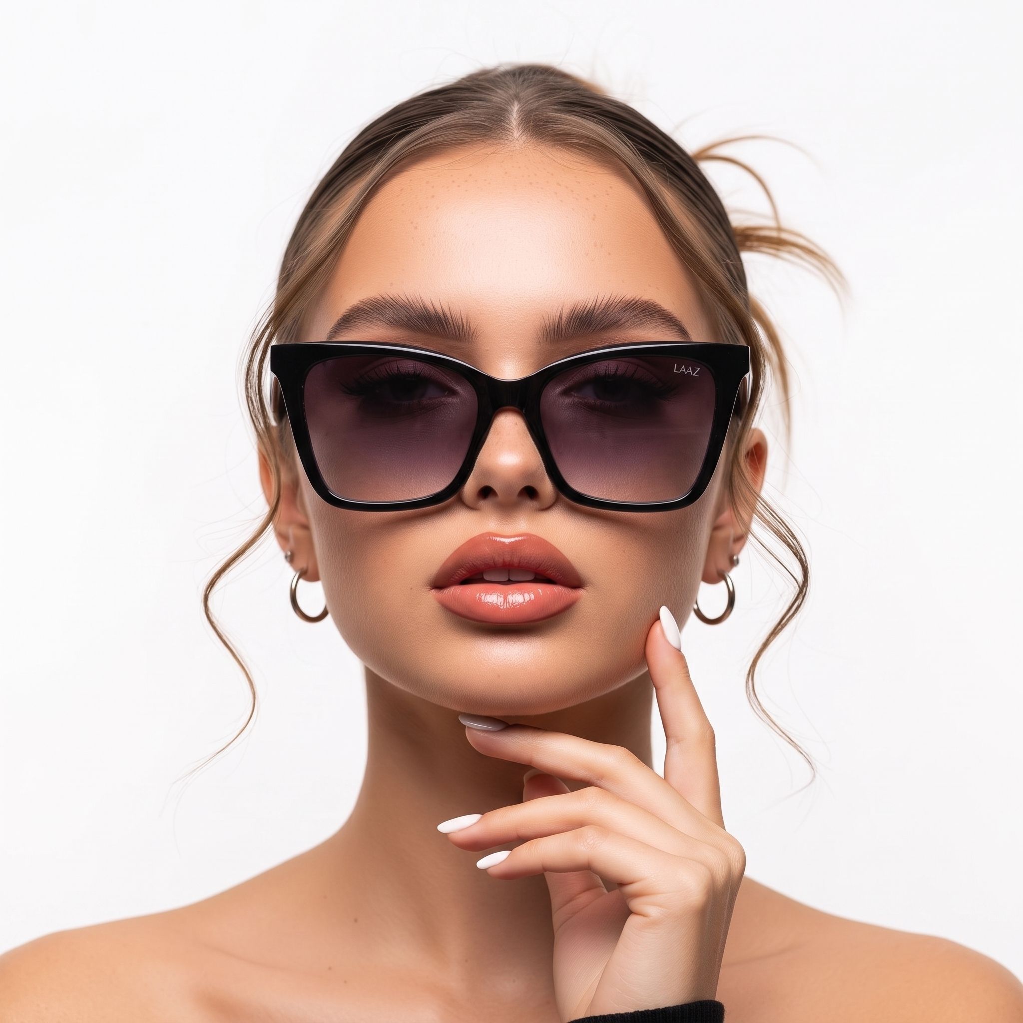 laaz UV Protection, Gradient Cat-eye Sunglasses (53)-picture-22