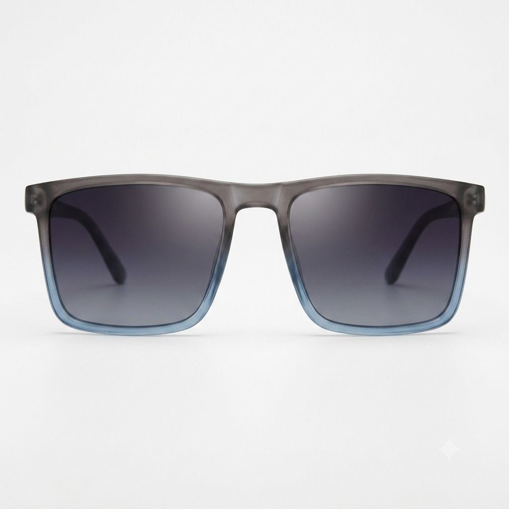 paanakin Gradient Rectangular Sunglasses (Free Size)-picture-11