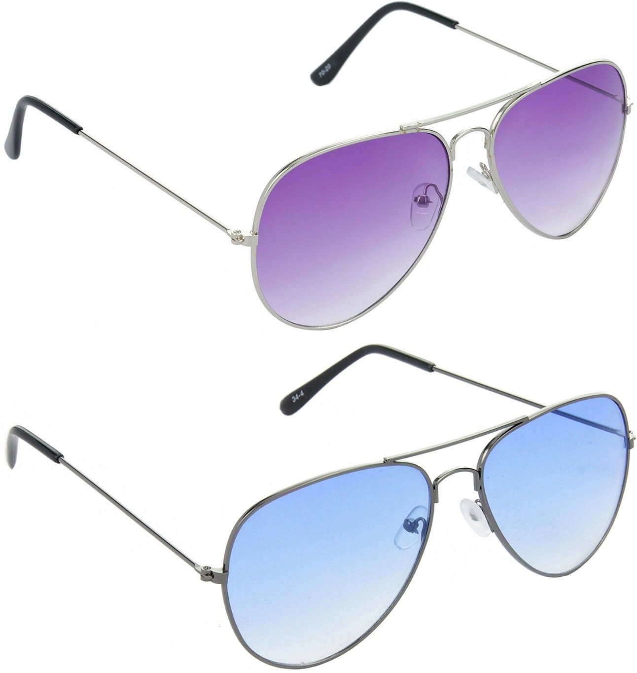 Gradient Aviator Sunglasses (Free Size)-image-5