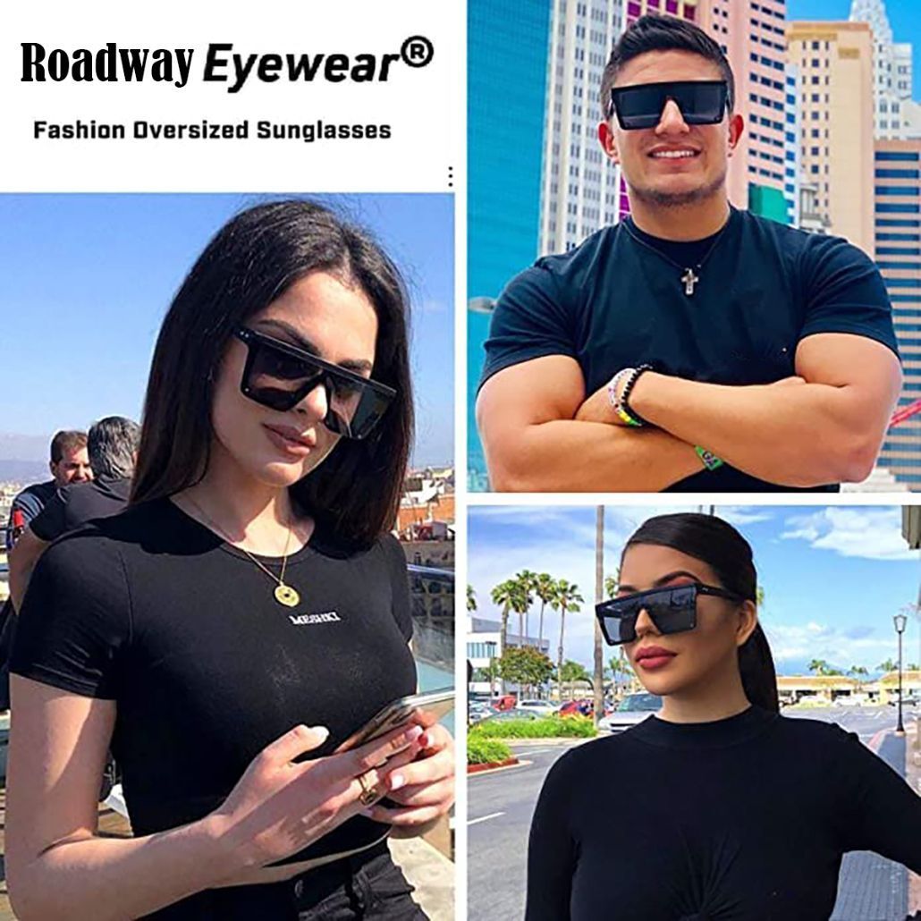 Others Retro Square Sunglasses (Free Size)