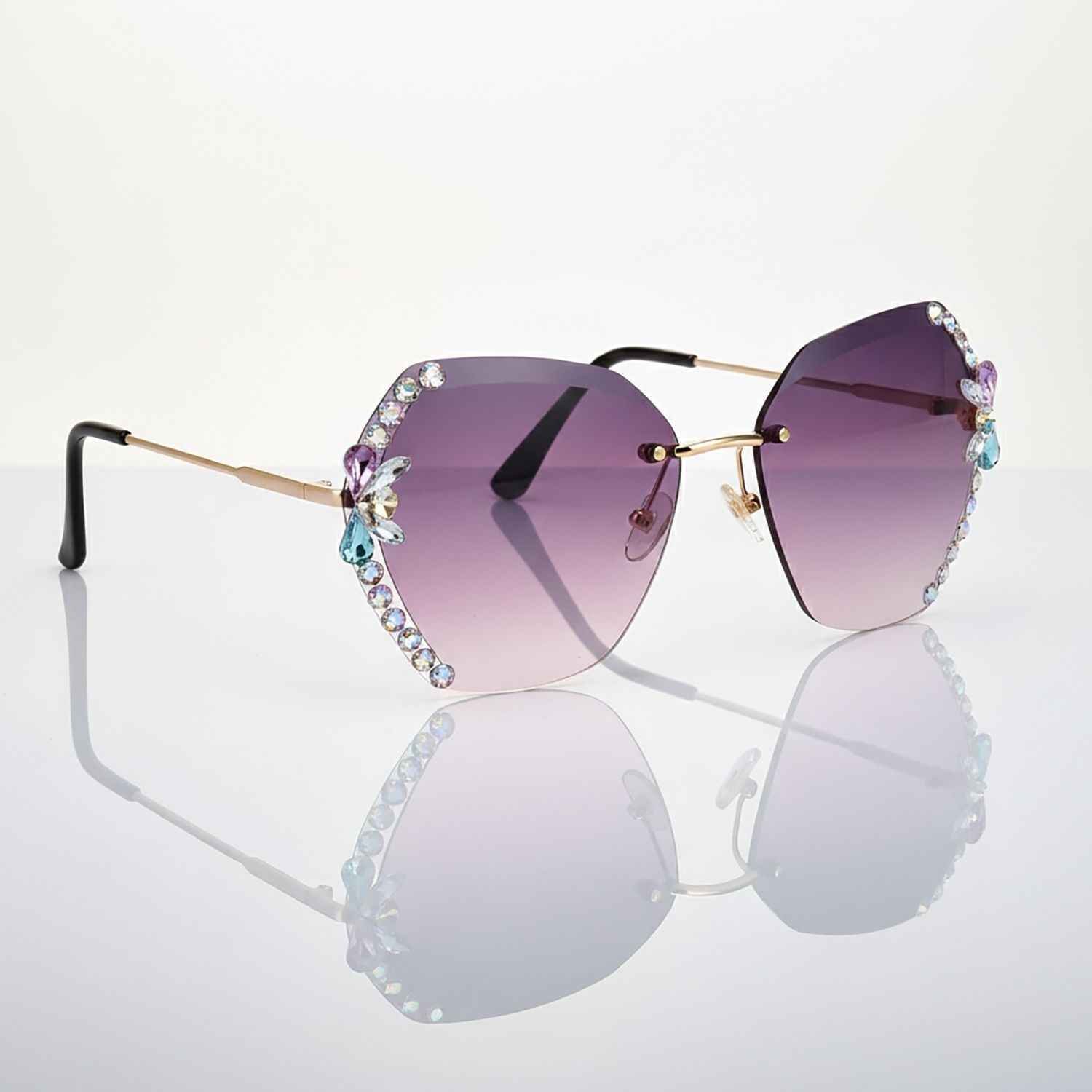 Others Retro Square, Cat-eye Sunglasses (Free Size)-image-49