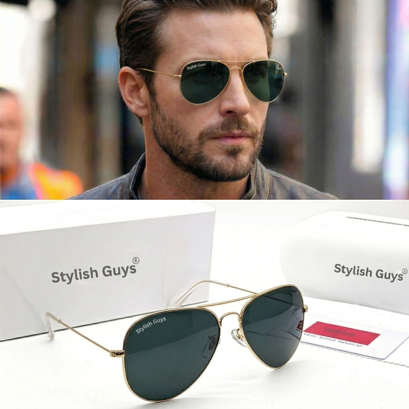 stylish guys Mirrored, UV Protection Aviator Sunglasses (Free Size)-picture-35