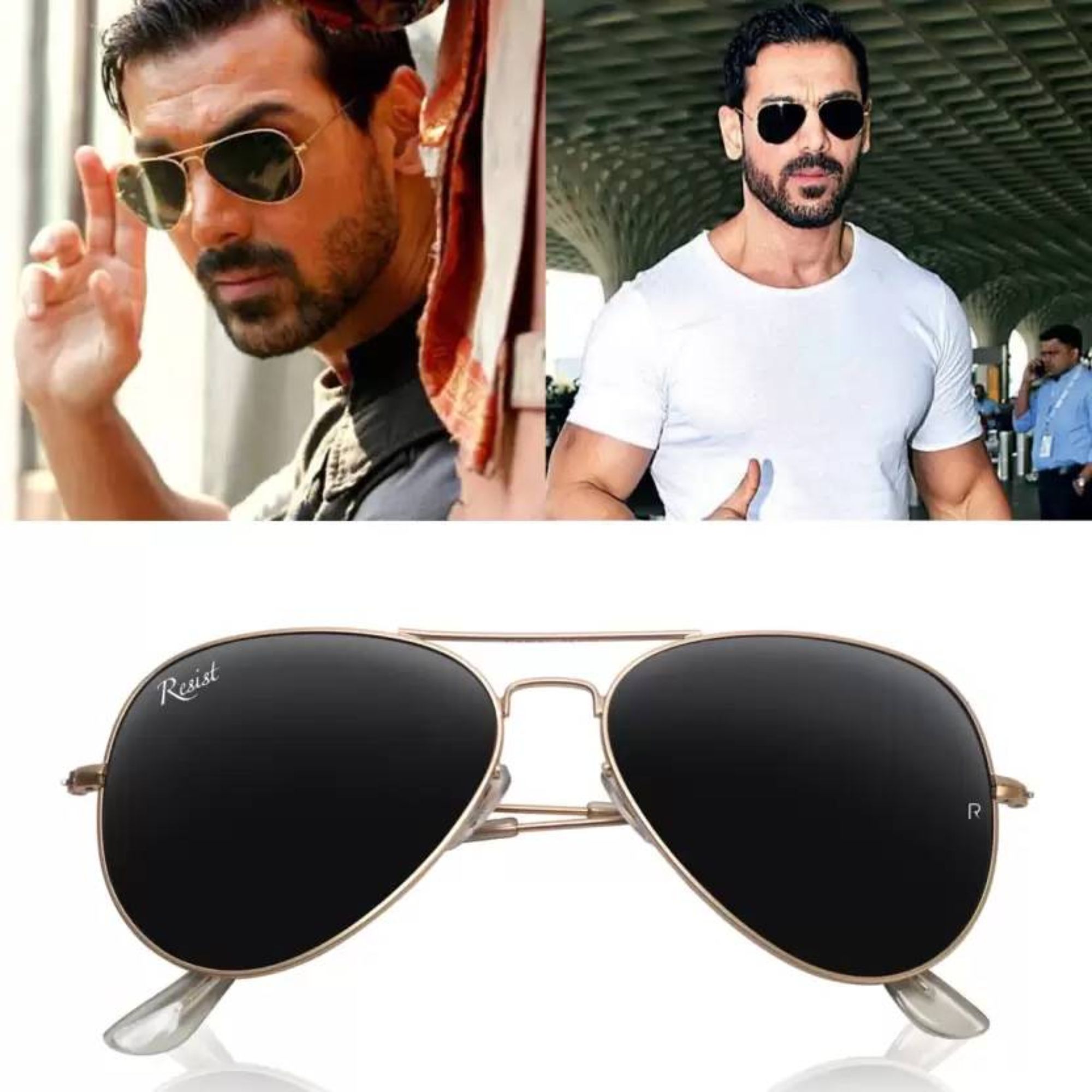 UV Protection Aviator Sunglasses (Free Size)-image-31