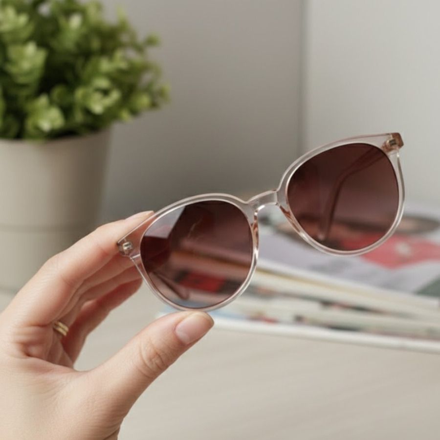 UV Protection Cat-eye Sunglasses (Free Size)