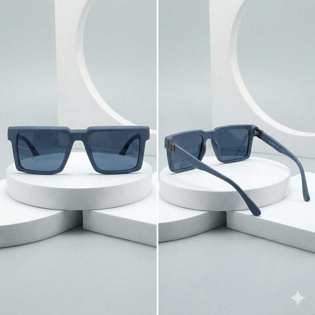 UV Protection Rectangular Sunglasses (Free Size)-image-10