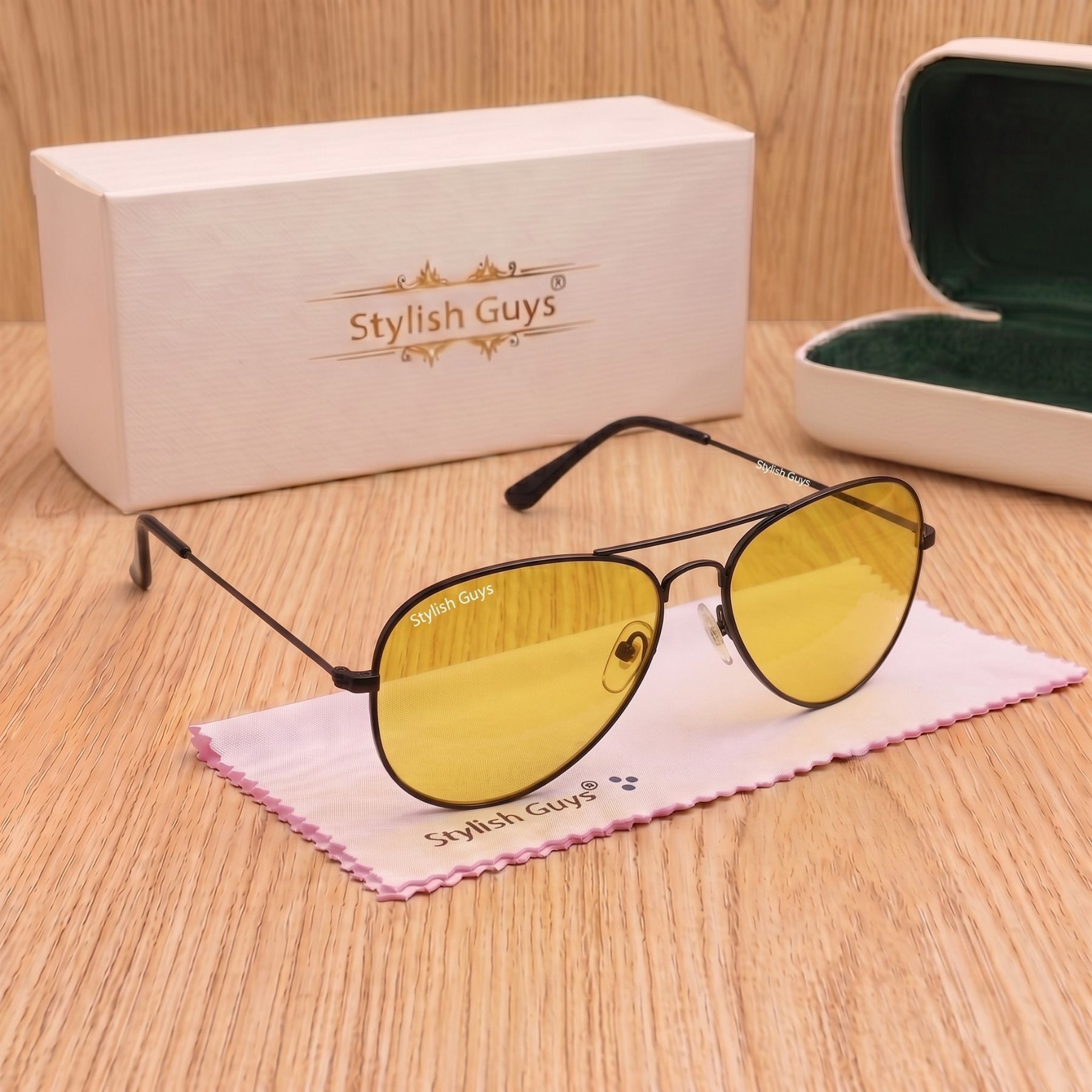 stylish guys Mirrored, UV Protection Aviator Sunglasses (Free Size)-picture-38