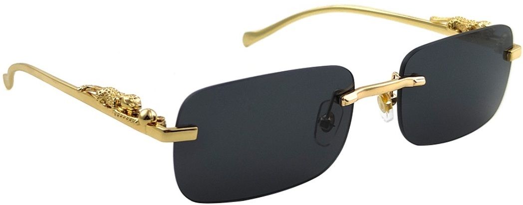 UV Protection Rectangular, Retro Square, Spectacle Sunglasses (54)-image-2