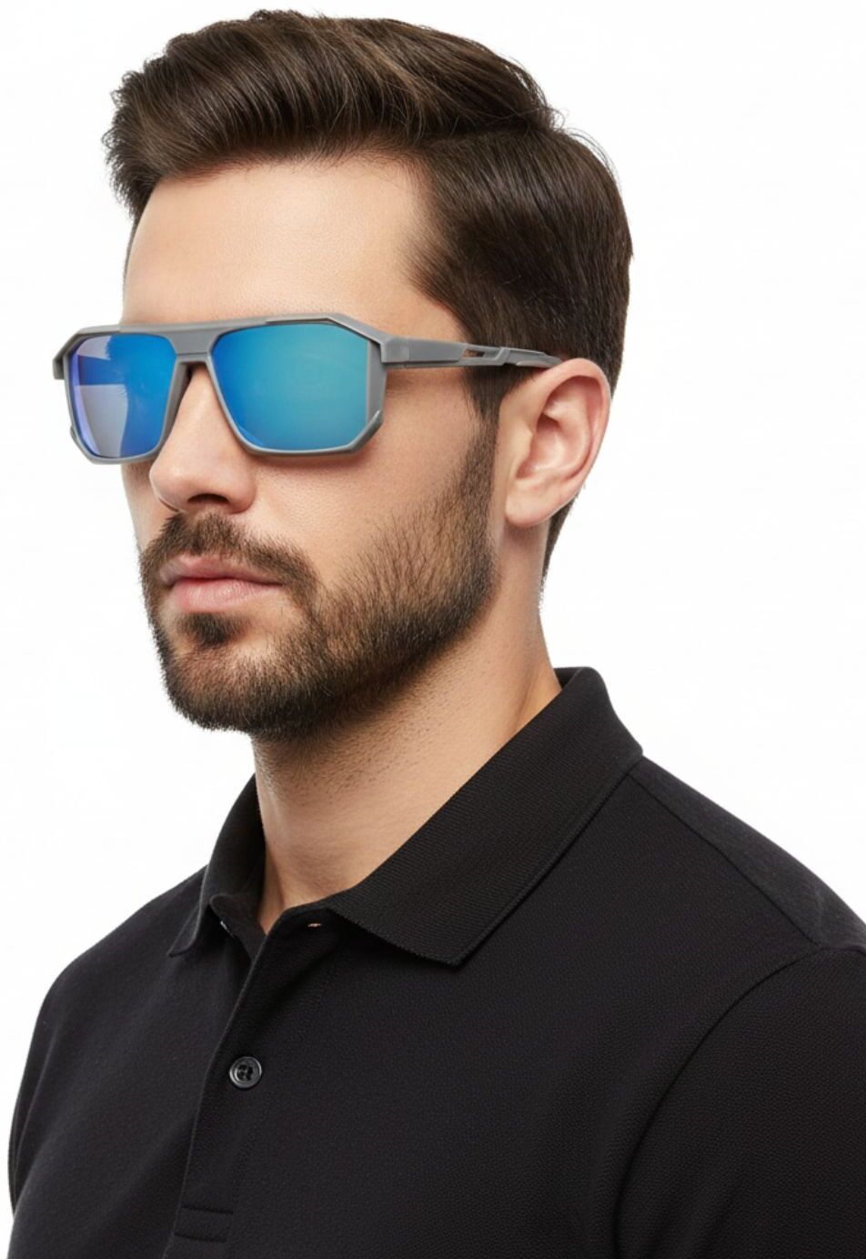 goglassic Riding Glasses, UV Protection Rectangular, Sports, Retro Square Sunglasses (65)-picture-28