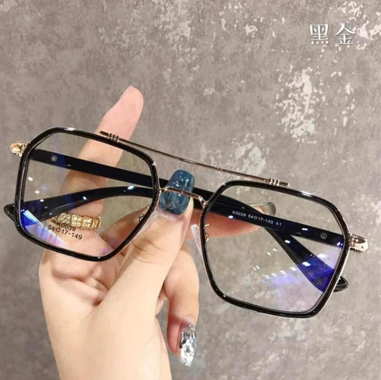 lyvi Toughened Glass Lens, UV Protection Octagonal, Aviator Sunglasses (Free Size)-picture-20