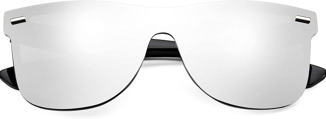 Mirrored, Polarized, Riding Glasses, UV Protection Wayfarer Sunglasses (Free Size)-image-1