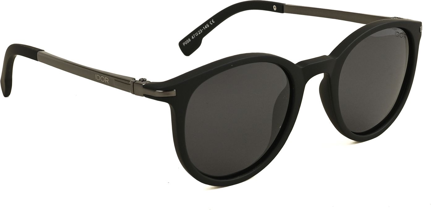 Gradient, Polarized, UV Protection Round Sunglasses (Free Size)-image-42