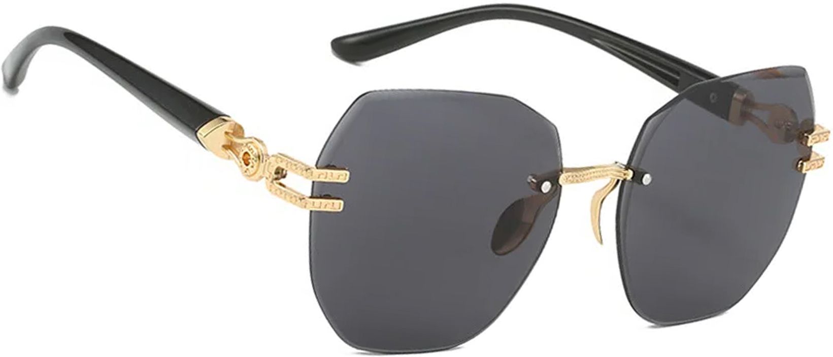 kalveera Gradient, UV Protection Rectangular Sunglasses (Free Size)-picture-10