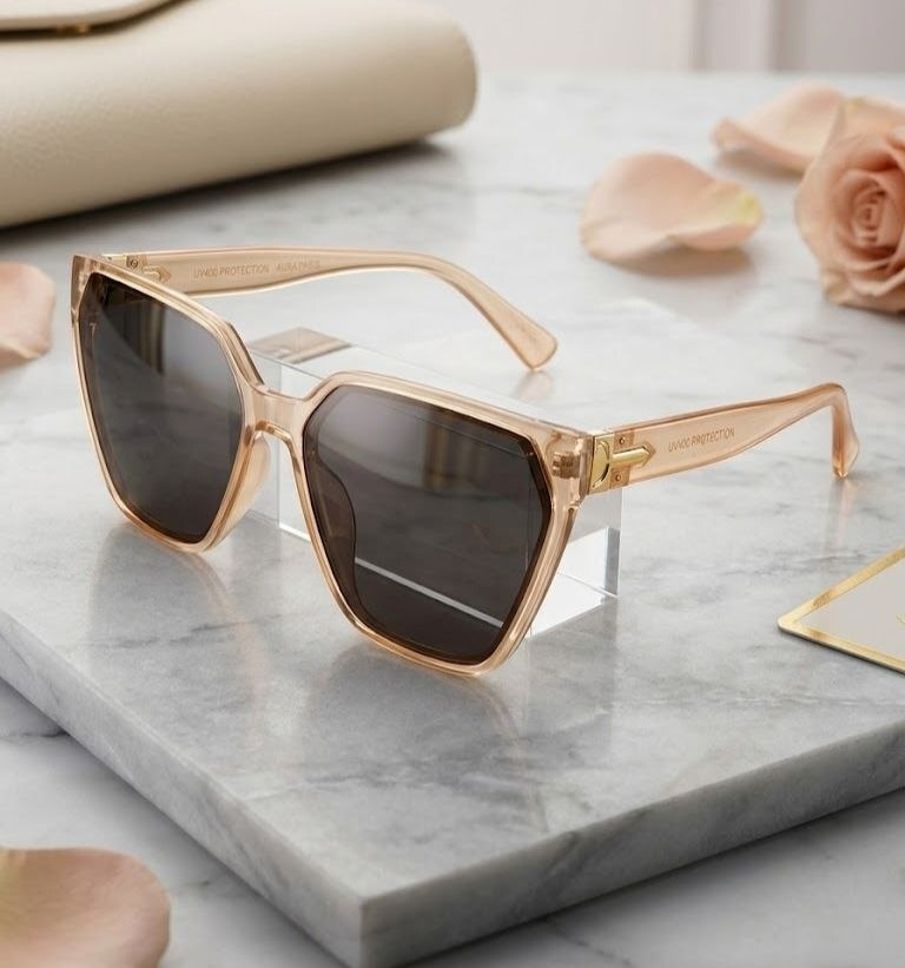 hushahide UV Protection, Polarized, Gradient Retro Square Sunglasses (Free Size)-picture-0