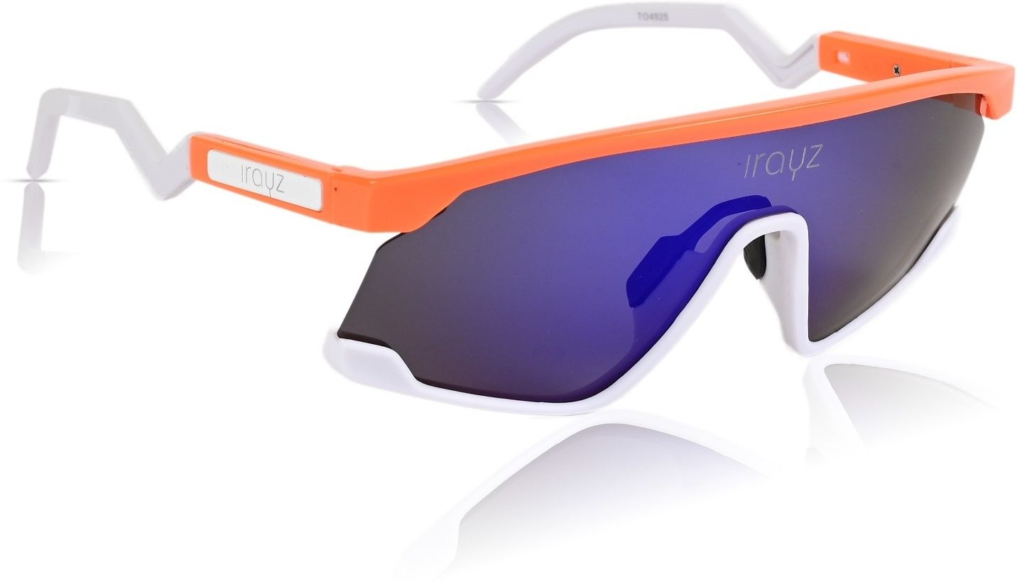 irayz Mirrored, Polarized, UV Protection Sports, Over-sized, Shield Sunglasses (Free Size)-picture-11