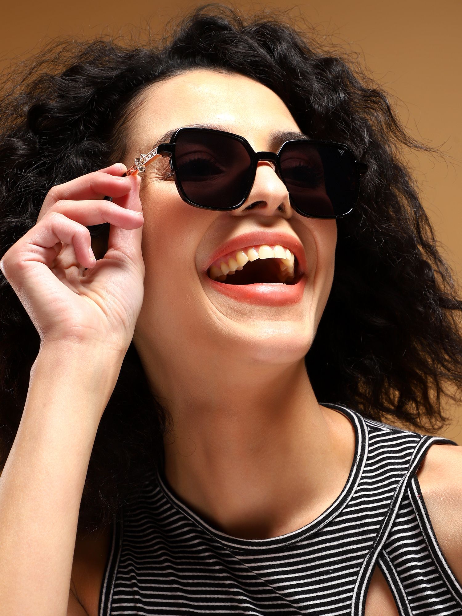 UV Protection Retro Square Sunglasses (52)